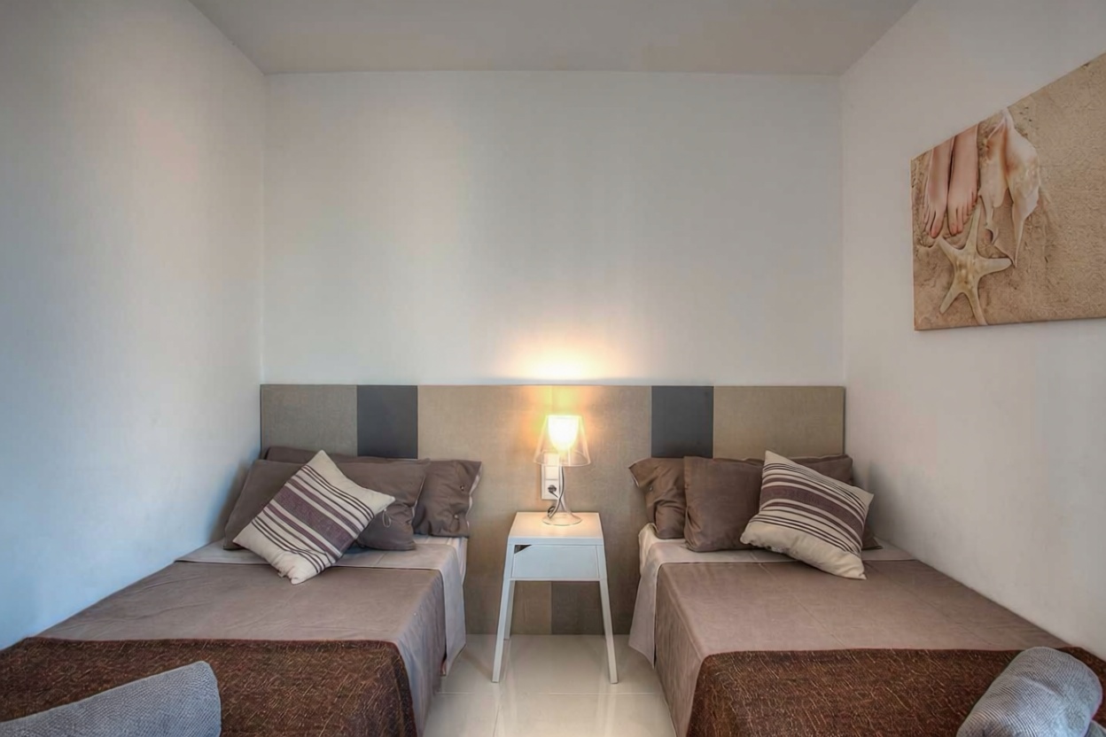 Wohnung in erste Strandlinie in Eivissa — Schlafzimmer
