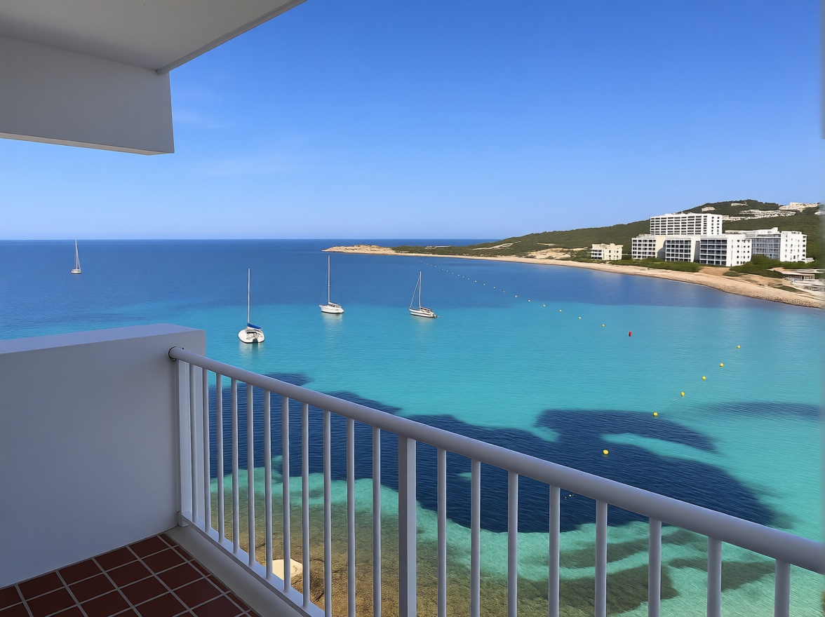 Beachfront flat in Sant Antoni de Portmany