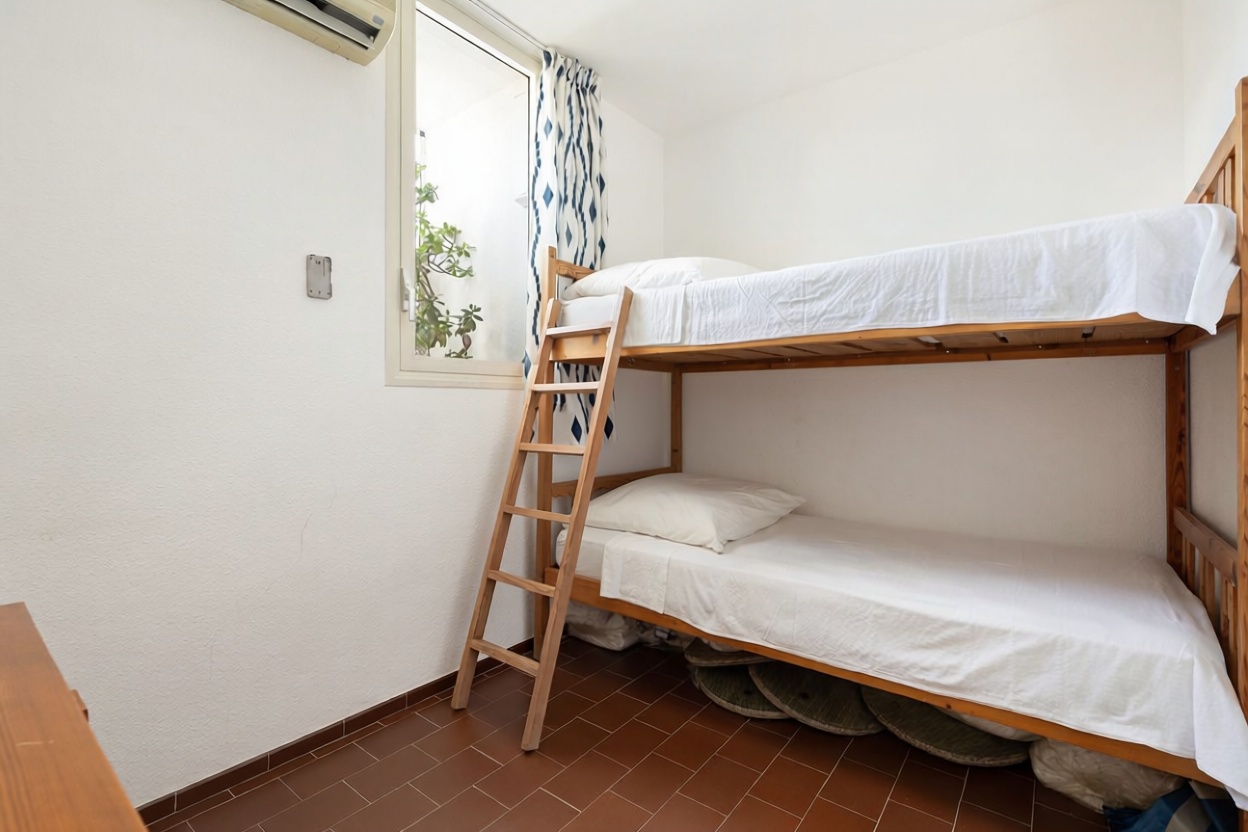 Seafront attic in Sant Antoni de Portmany — Bedroom
