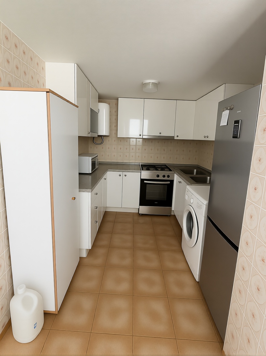 Beachfront flat in Sant Antoni de Portmany — Kitchen