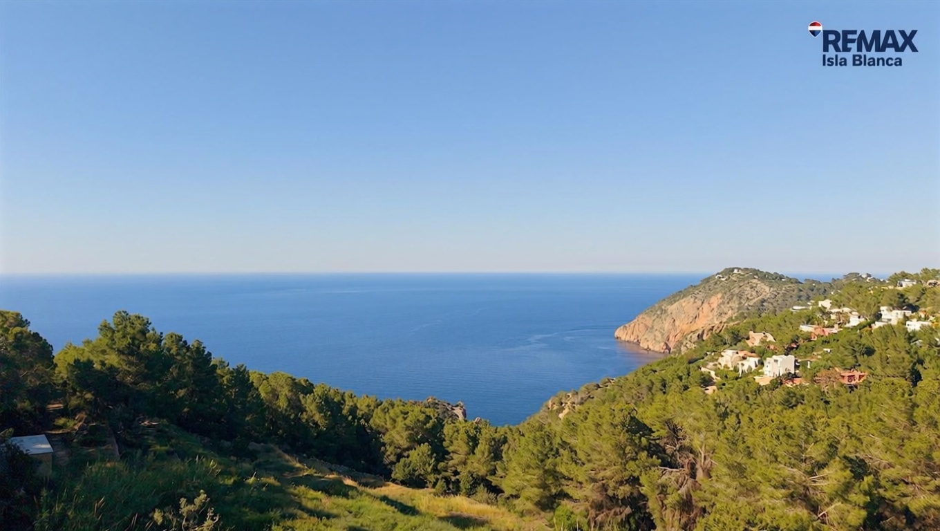 Chalet mit direkter Strandzugang in Ibiza — Meerblick