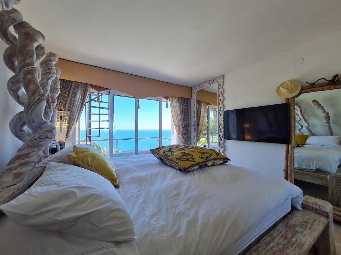 Chalet mit direkter Strandzugang in Ibiza — Schlafzimmer