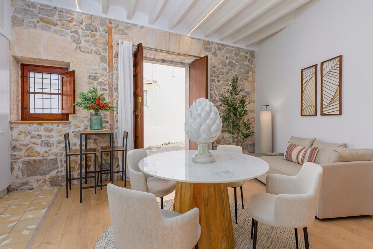 Beachfront flat in Eivissa — Dining room