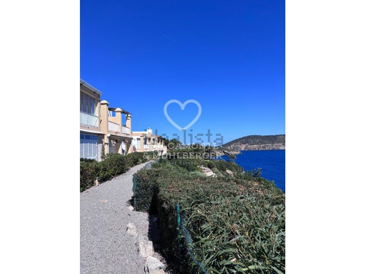 Wohnung in erste Strandlinie in Santa Eulalia del Río — Meerblick