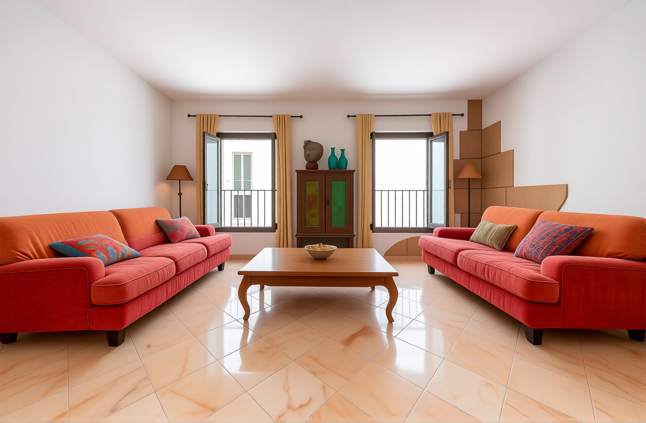 Beachfront flat in Eivissa — Living room