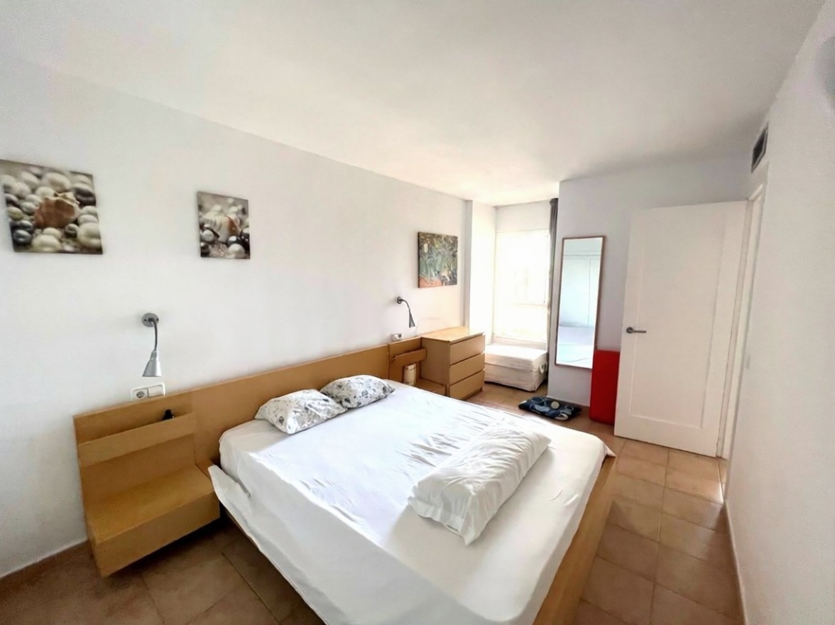 Seafront attic in Santa Eulalia del Río — Bedroom