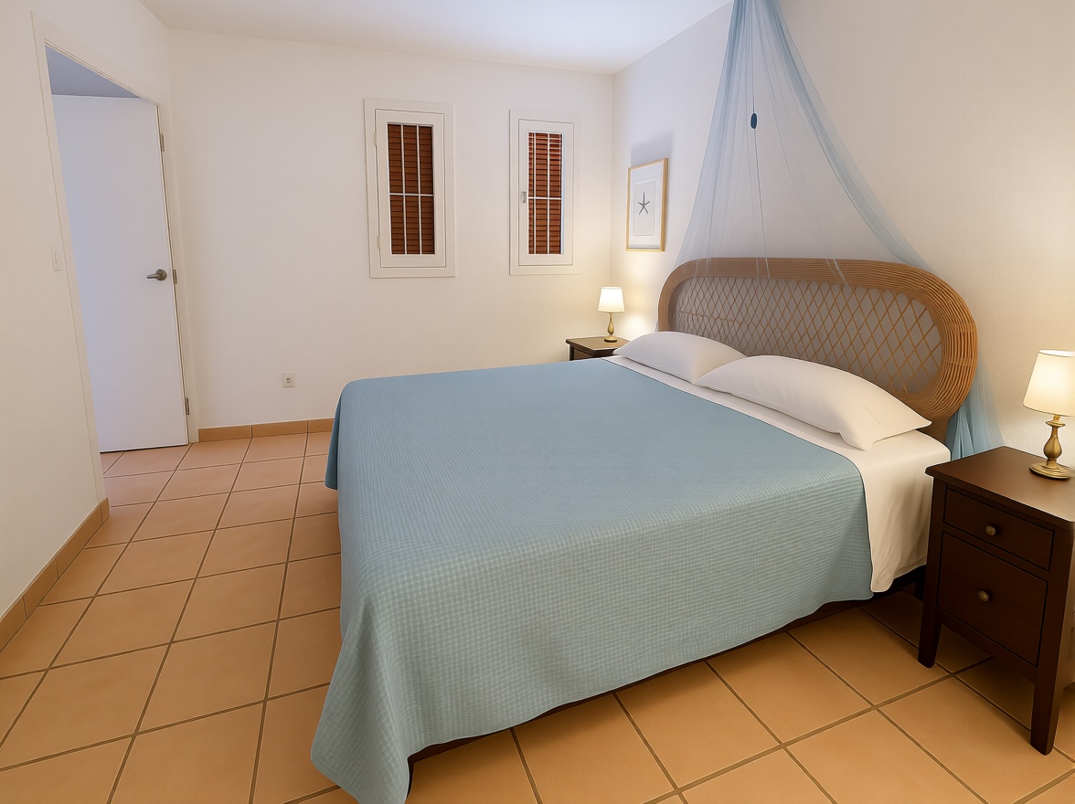 Beachfront flat in Sant Josep de sa Talaia — Bedroom