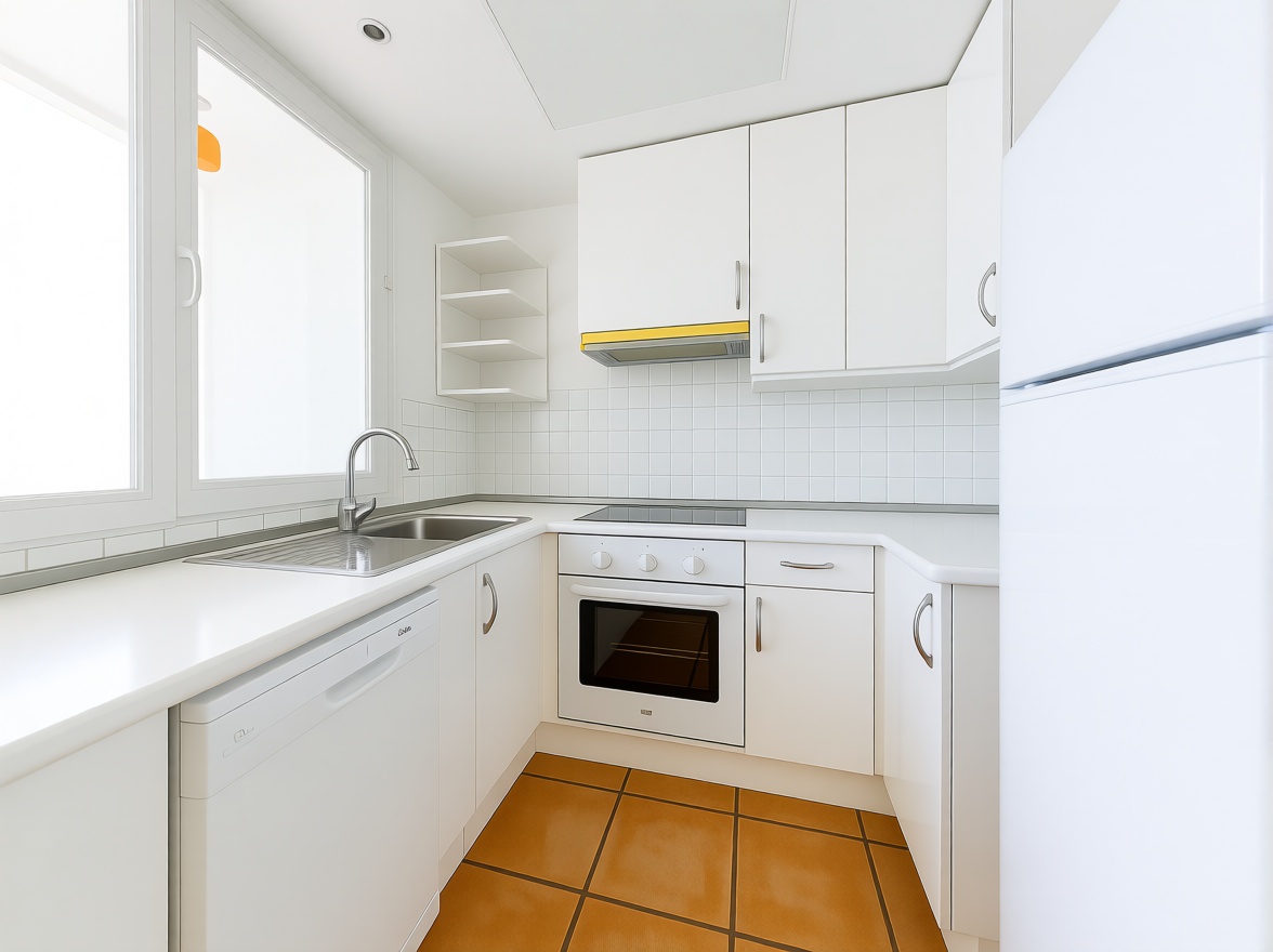 Duplex em primeira linha de praia em Santa Eulalia del Río — Cozinha