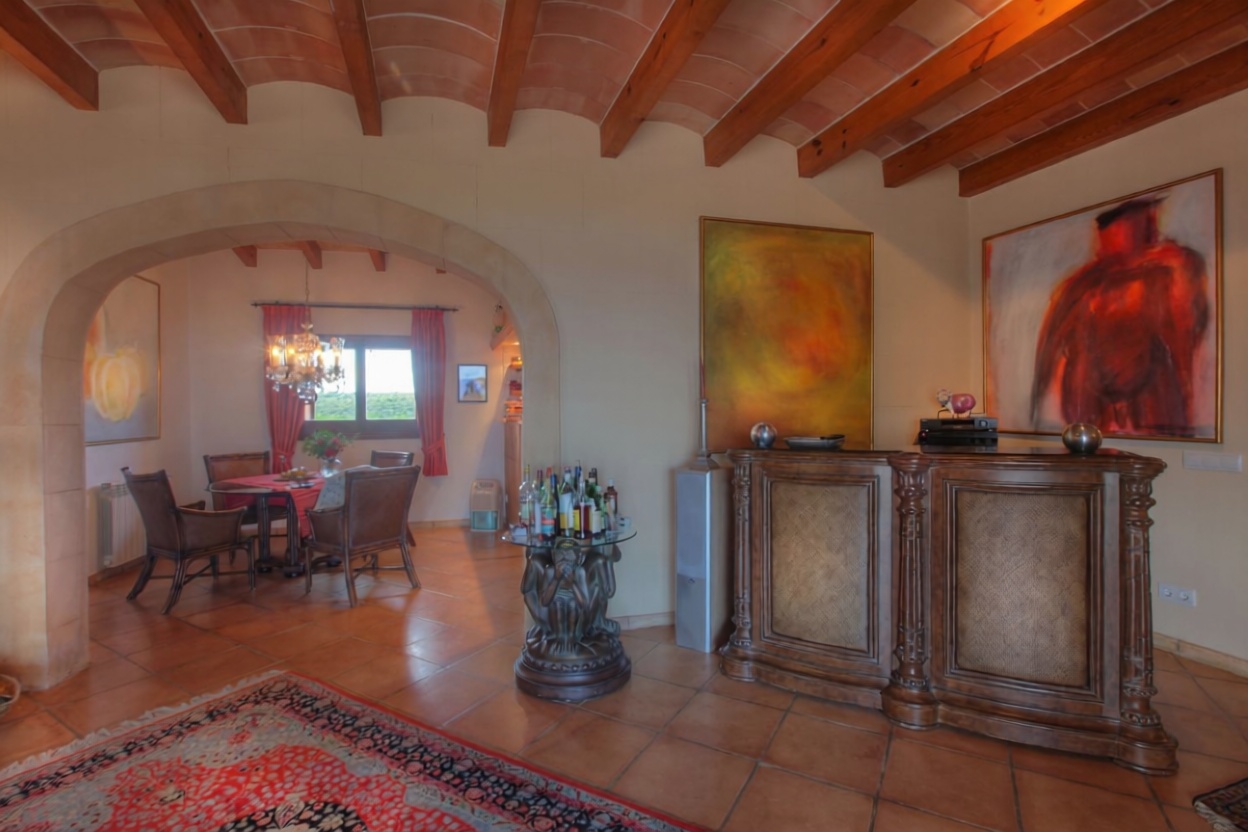 Chalet com acesso direto à praia em Mallorca, Balears (Illes) — Sala