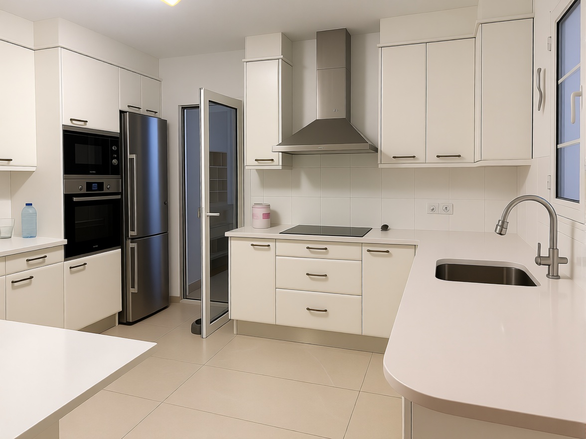Chalet with direct beach access in Es Mercadal — Kitchen