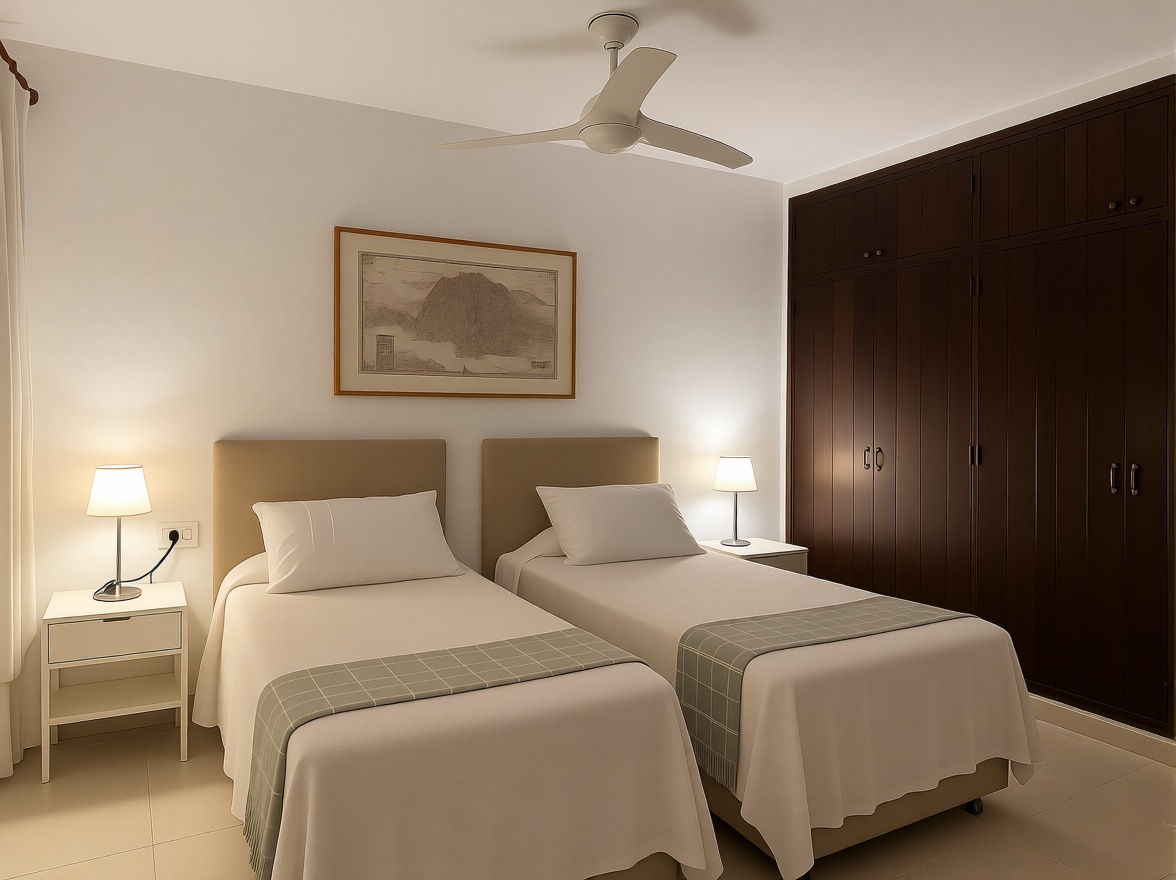 Chalet with direct beach access in Es Mercadal — Bedroom