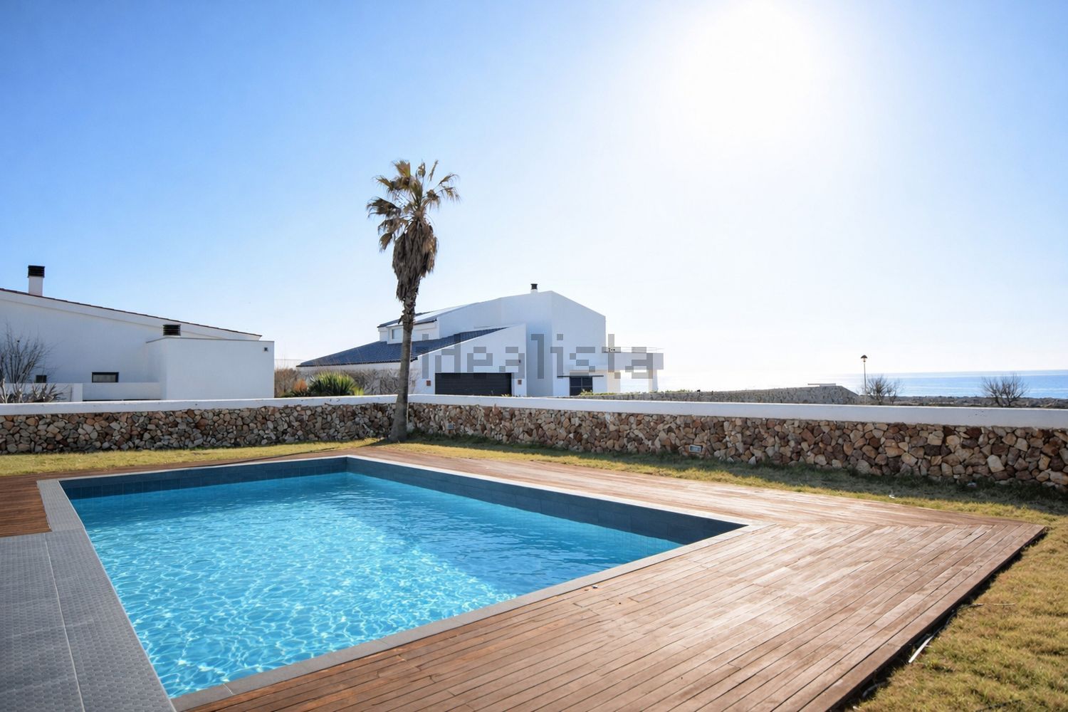 Chalet mit direkter Strandzugang in Ciutadella — Meerblick