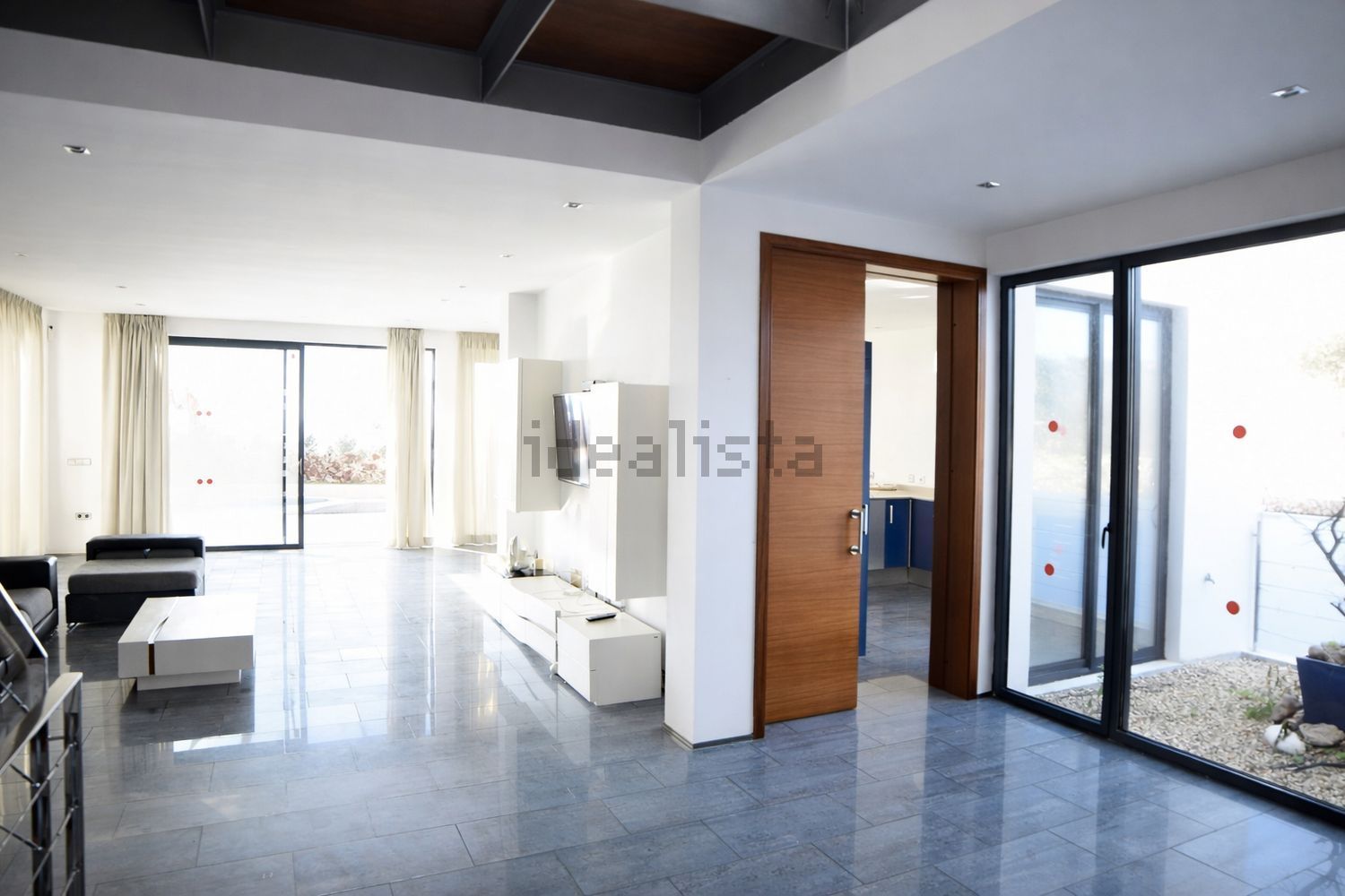 Chalet mit direkter Strandzugang in Ciutadella — Wohnzimmer