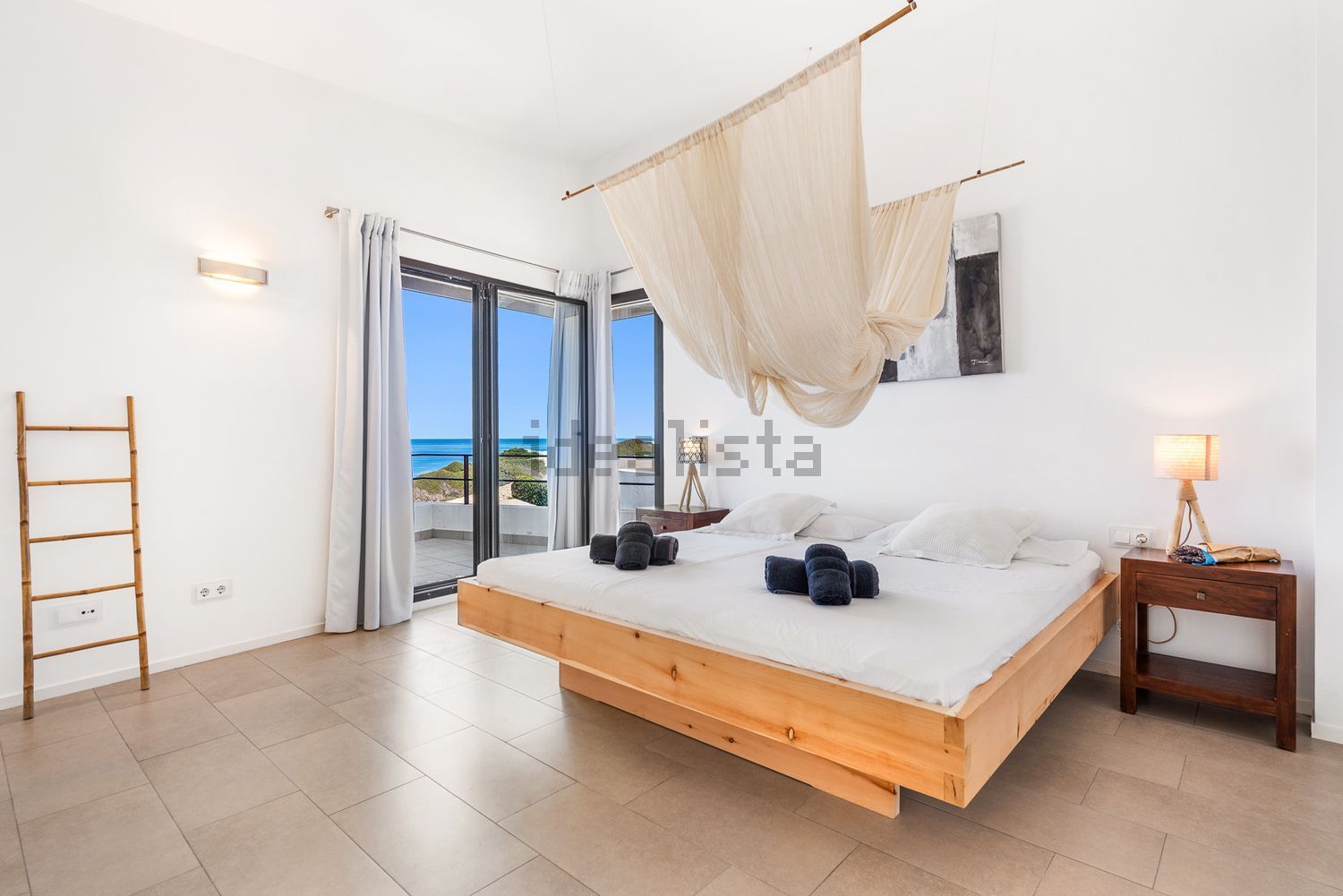 Chalet mit direkter Strandzugang in Ciutadella — Schlafzimmer