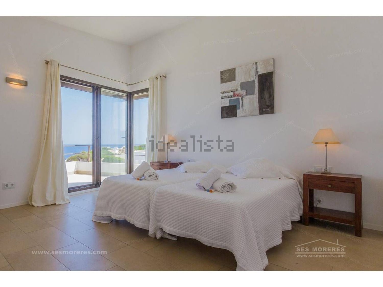 Chalet mit direkter Strandzugang in Ciutadella — Bad