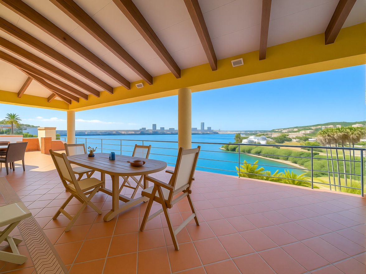 Chalet mit direkter Strandzugang in Maó/Mahón — Meerterrasse