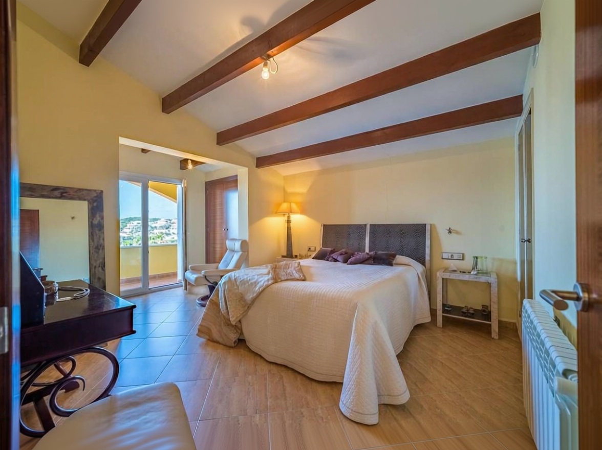 Chalet mit direkter Strandzugang in Maó/Mahón — Schlafzimmer