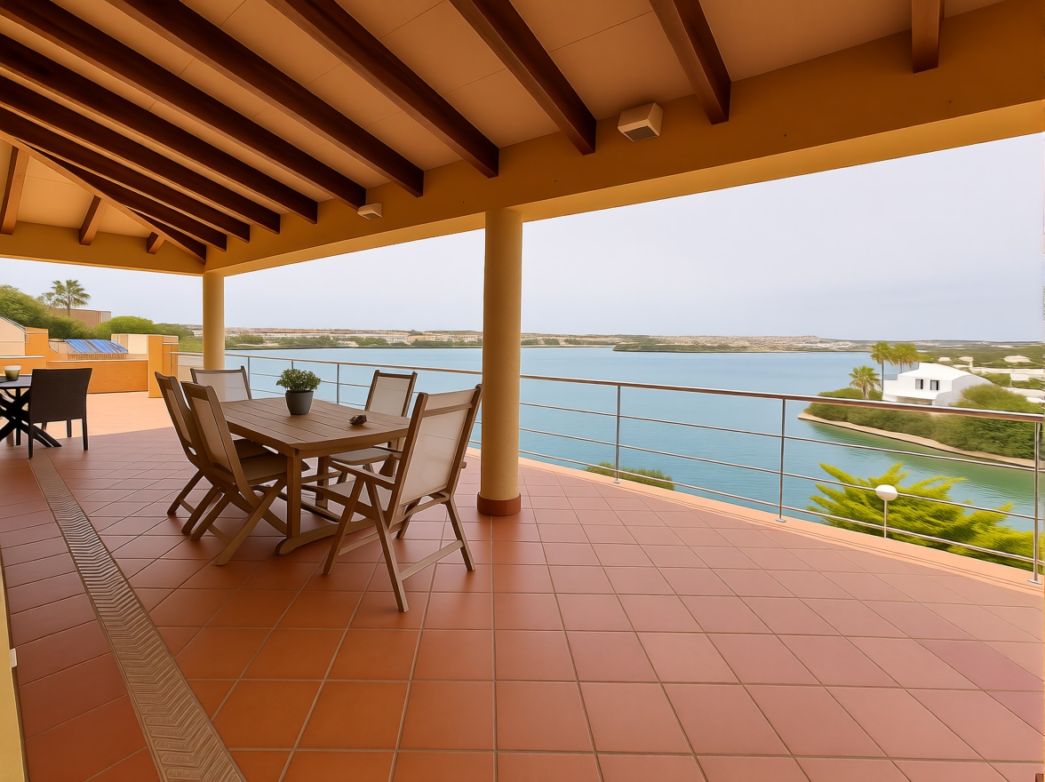 Chalet mit direkter Strandzugang in Maó/Mahón