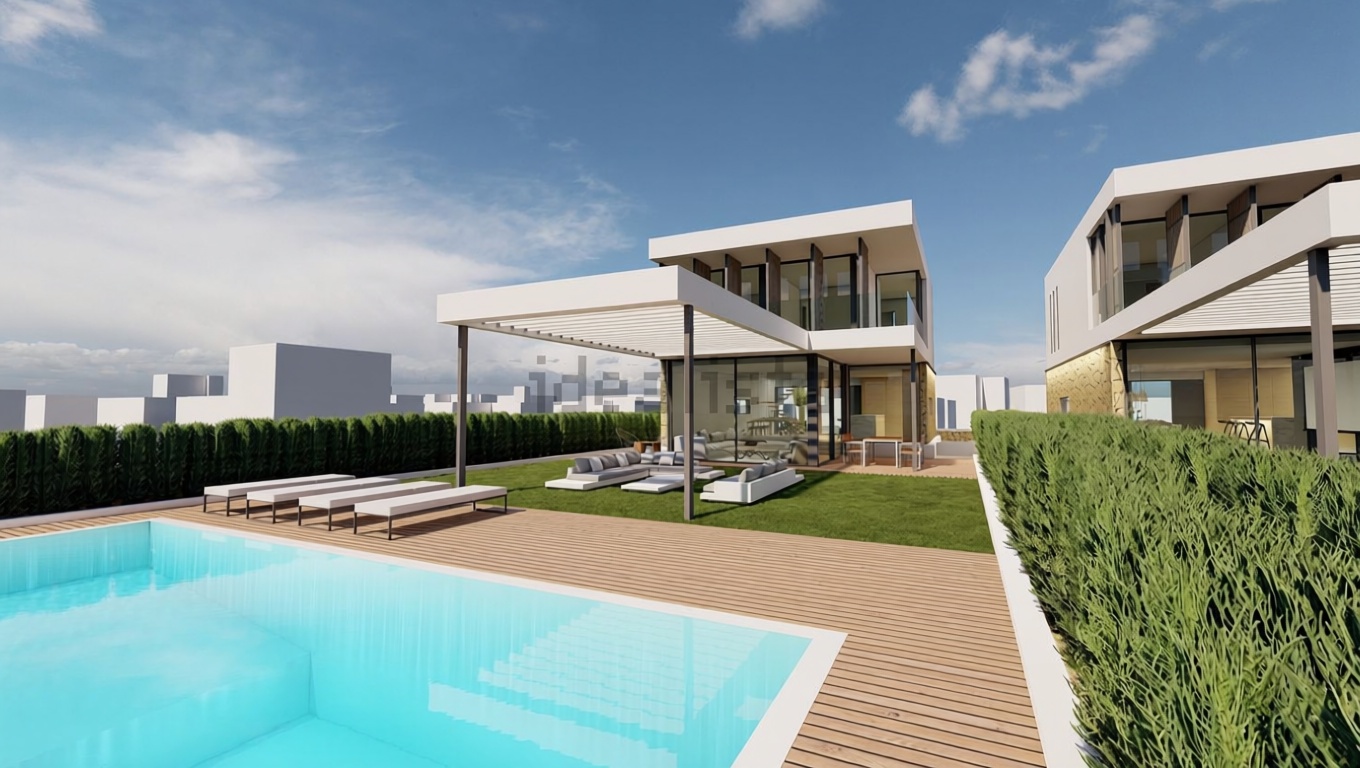 Chalet with direct beach access in Ciutadella — Pool