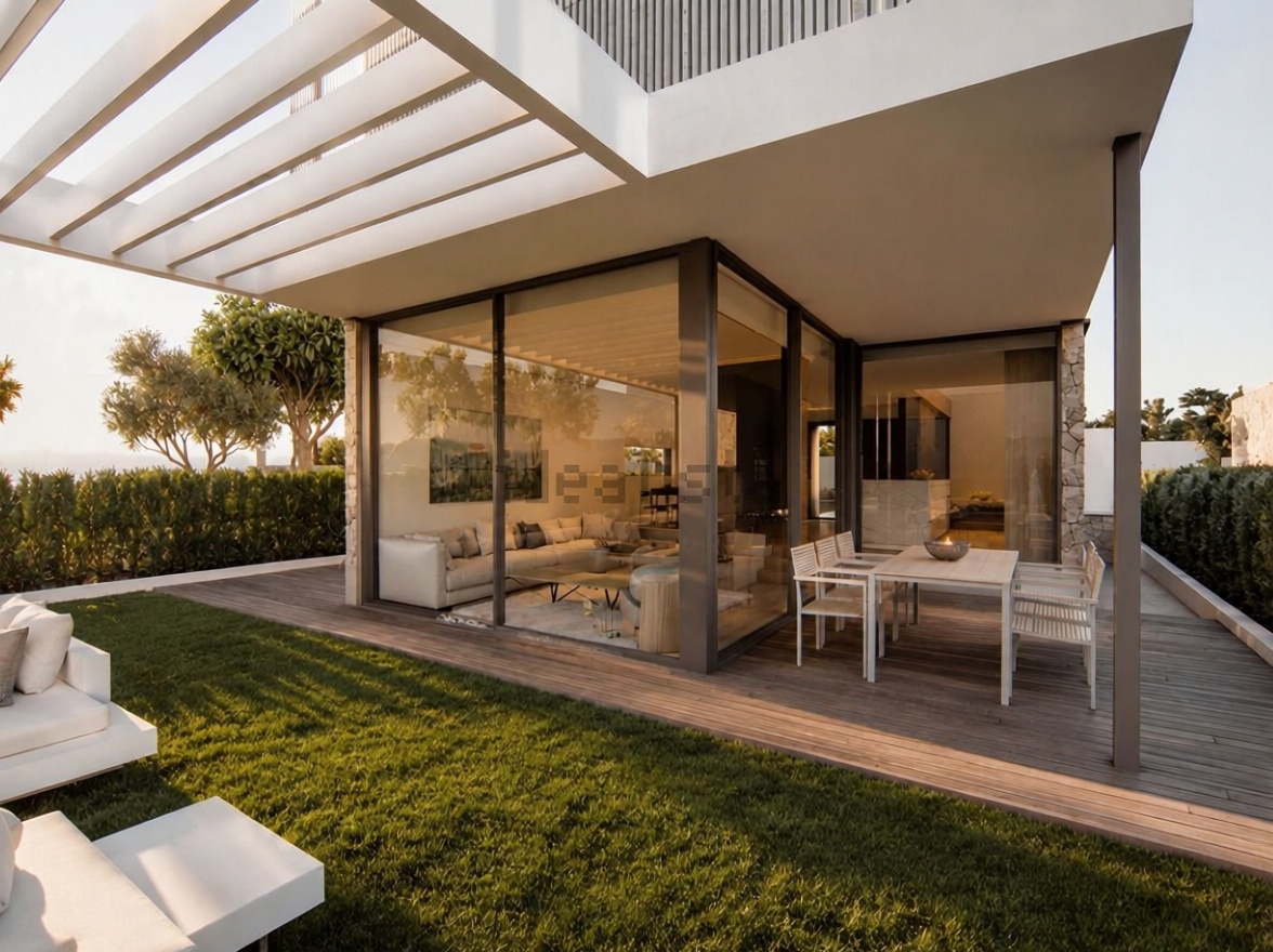 Chalet with direct beach access in Ciutadella — Bedroom