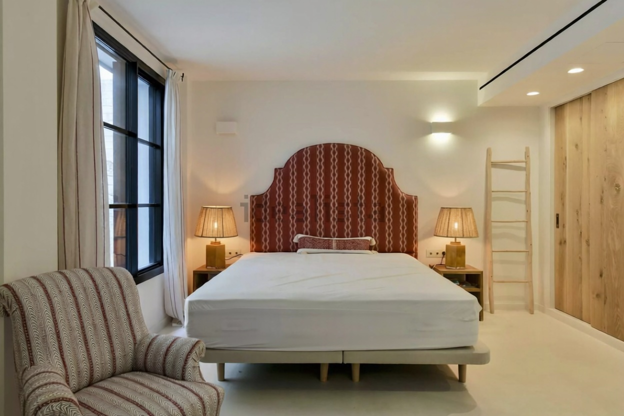 Chalet con acceso directo a playa en Maó — Dormitorio