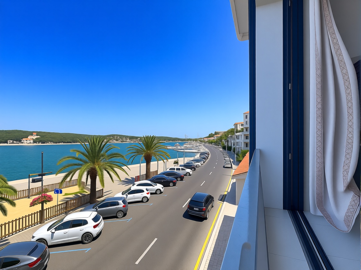 Chalet mit direkter Strandzugang in Maó — Meerblick