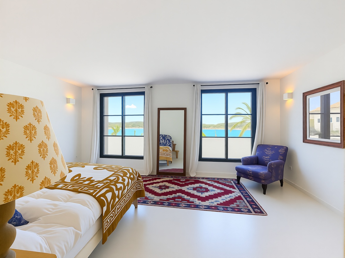 Chalet mit direkter Strandzugang in Maó — Schlafzimmer