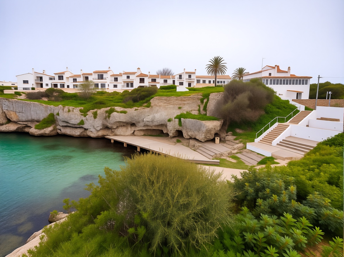 Chalet with direct beach access in Mallorca, Balears (Illes) — Sea view