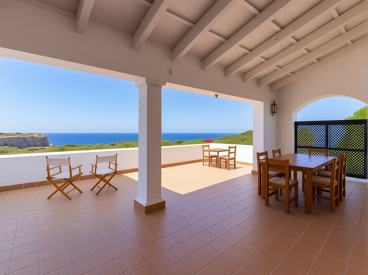 Chalet mit direkter Strandzugang in Maó/Mahón — Meerterrasse