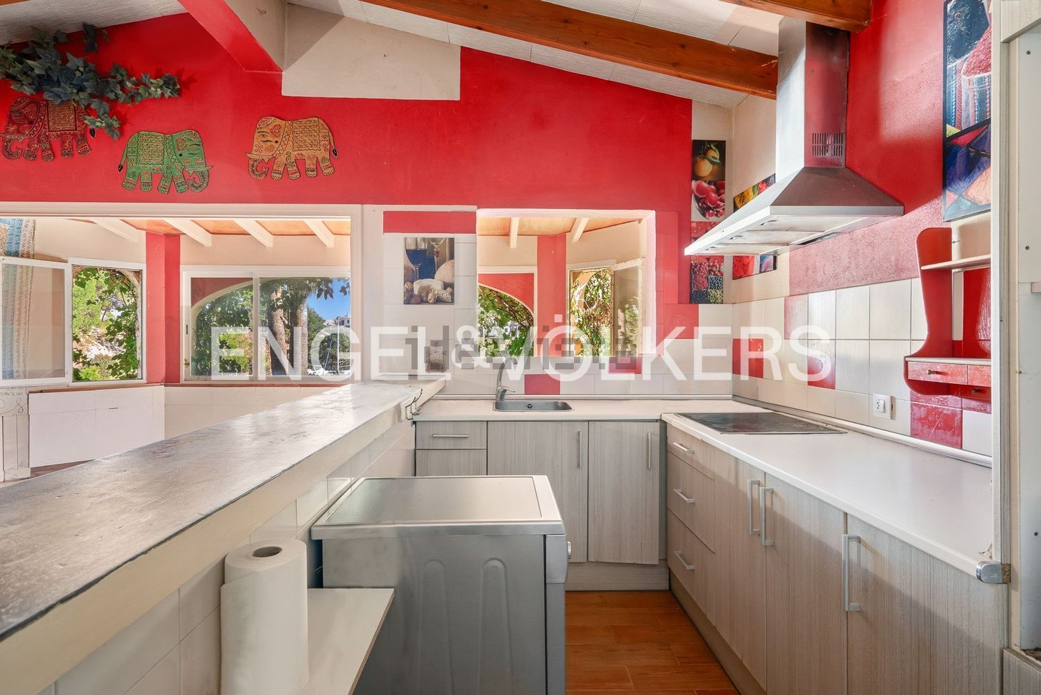 Chalet com acesso direto à praia em Ciutadella — Cozinha