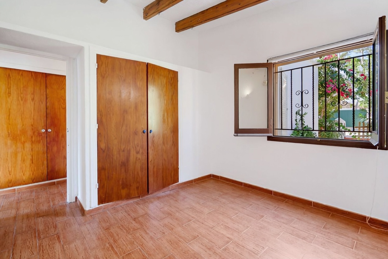 Chalet con acceso directo a playa en Ciutadella — Dormitorio