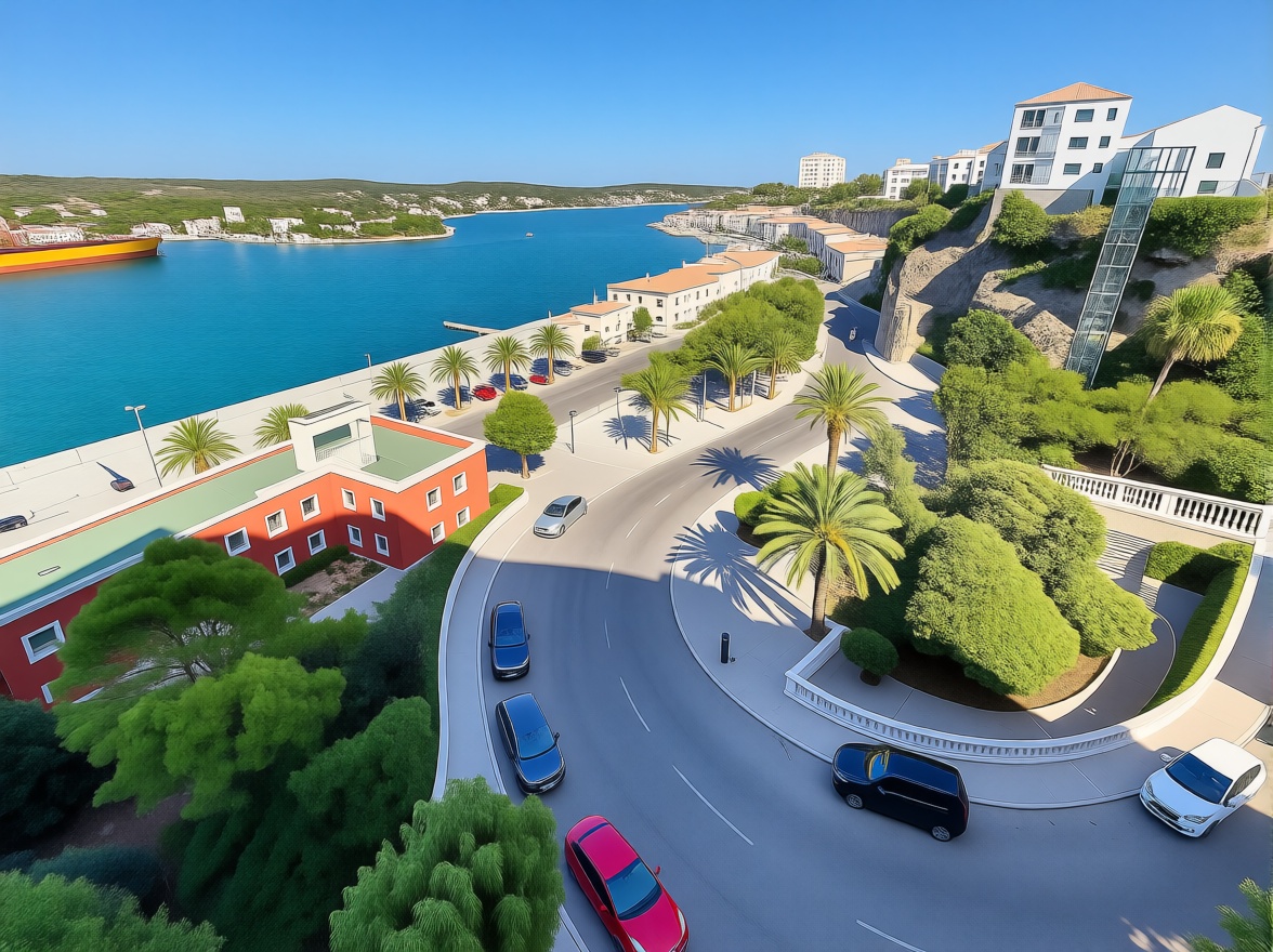 Chalet con acceso directo a playa en Maó — Aérea
