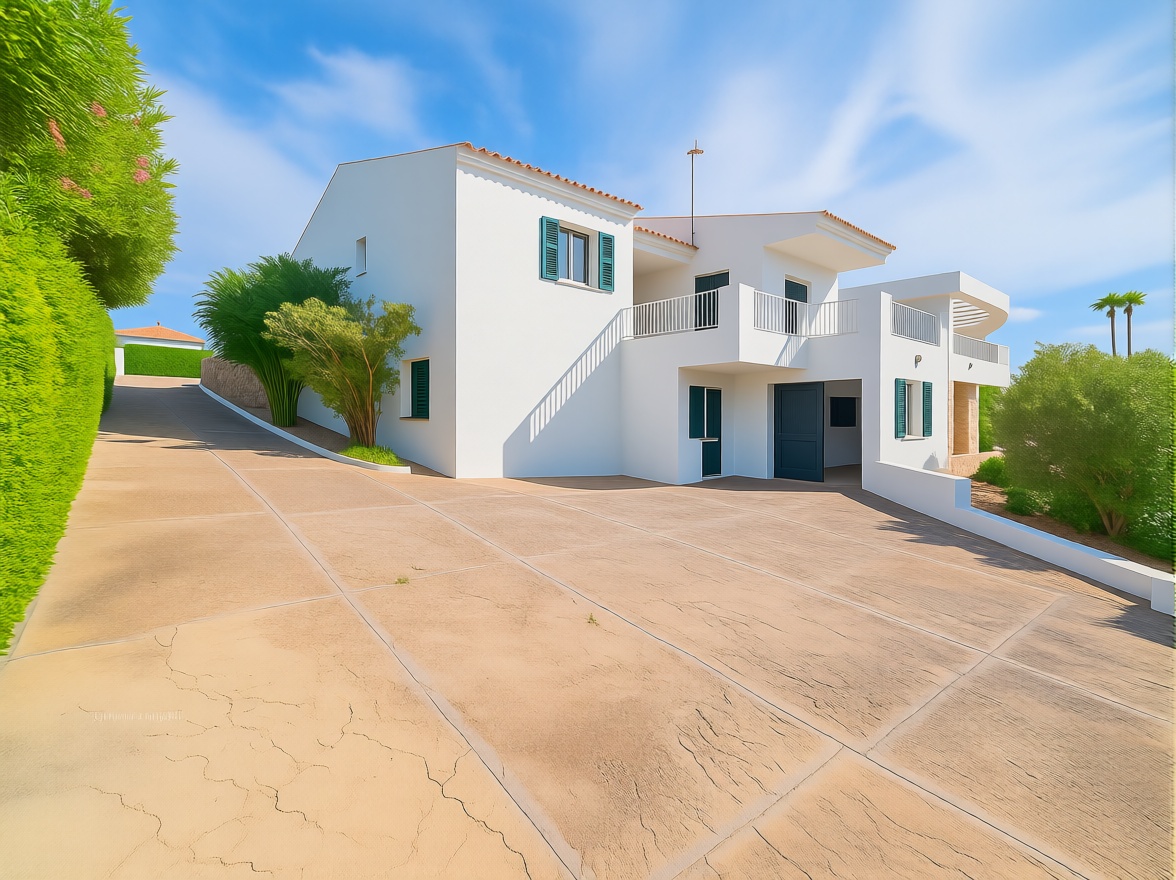 Chalet con acceso directo a playa en Es Mercadal — Fachada