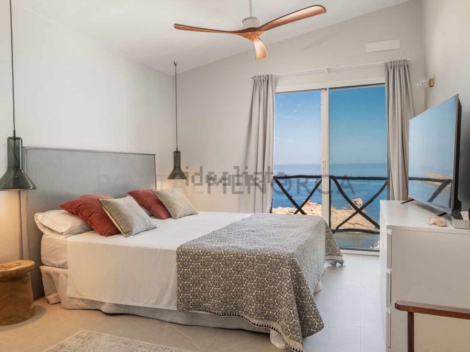 Chalet com acesso direto à praia em Ciutadella — Quarto