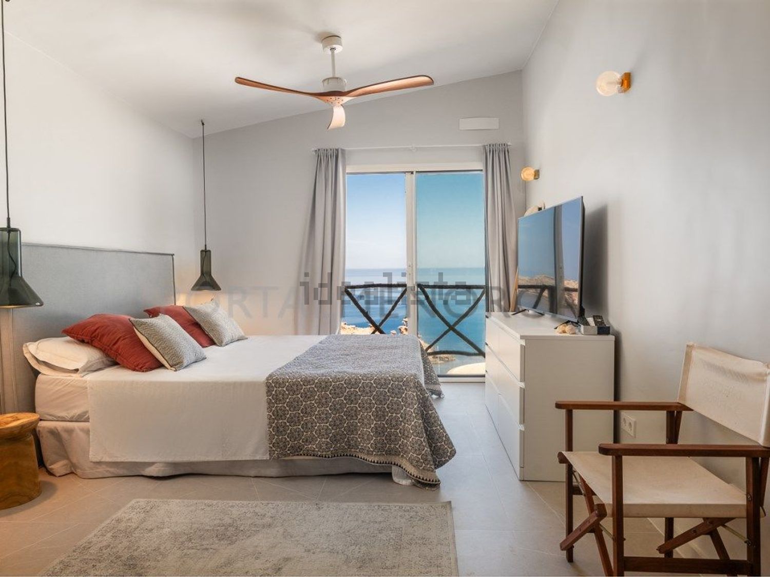 Chalet com acesso direto à praia em Ciutadella — Quarto
