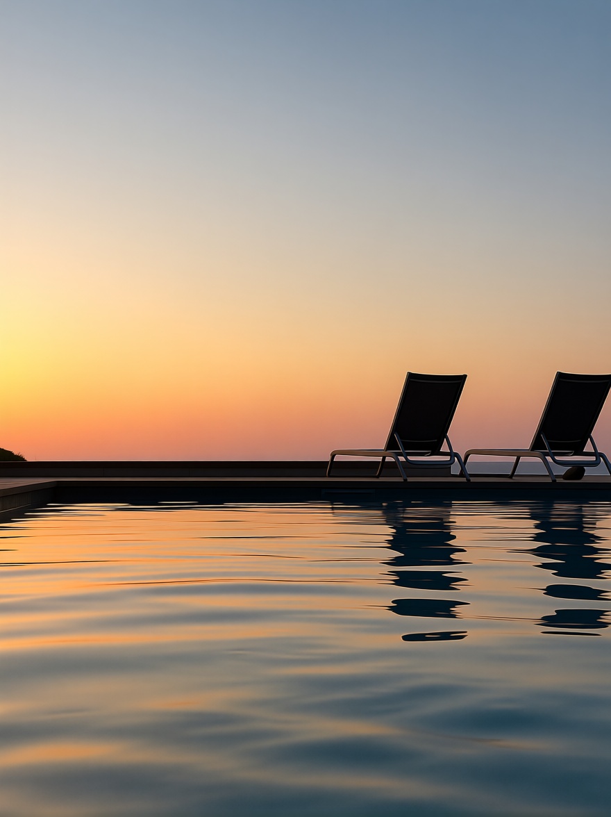 Chalet con acceso directo a playa en Ciutadella — Piscina