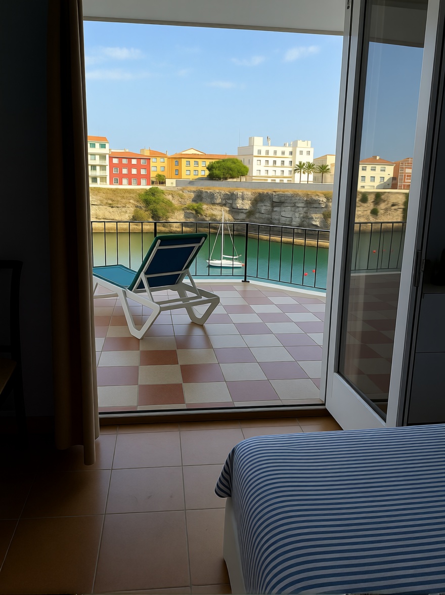 Chalet with direct beach access in Mallorca, Balears (Illes) — Sea view