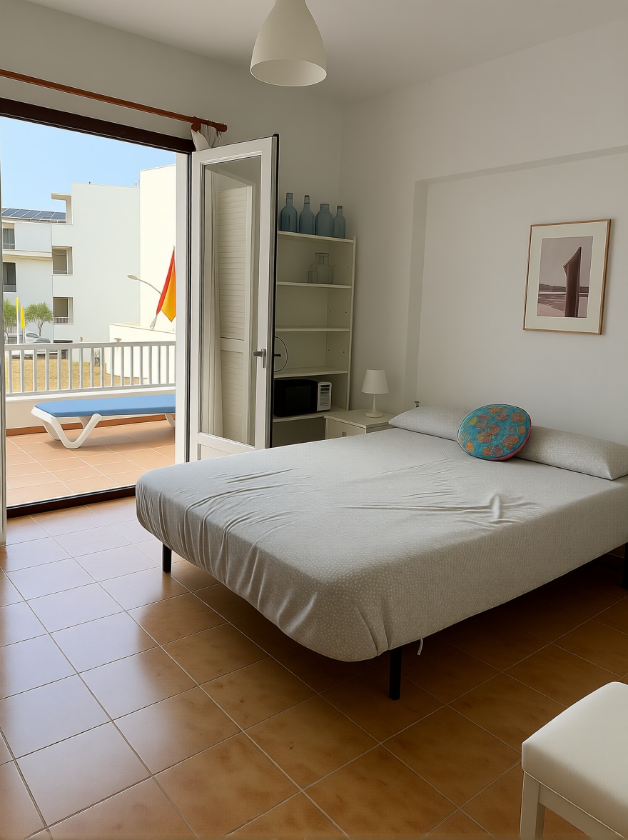 Chalet with direct beach access in Mallorca, Balears (Illes) — Bedroom