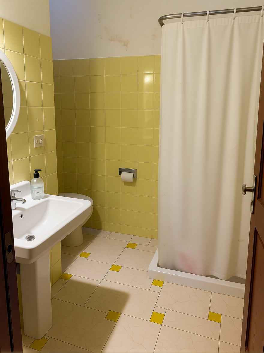 Chalet with direct beach access in Mallorca, Balears (Illes) — Bathroom