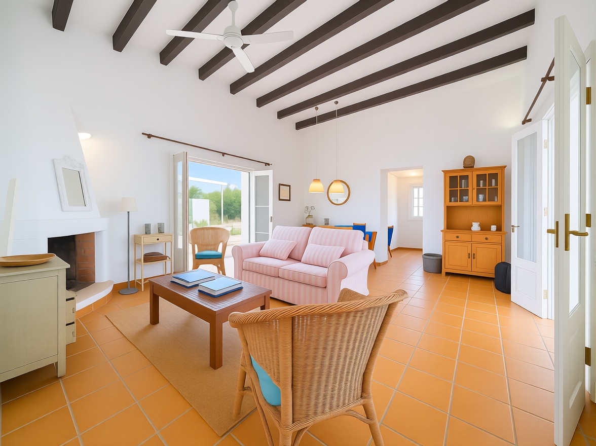Chalet with direct beach access in Mallorca, Balears (Illes) — Living room