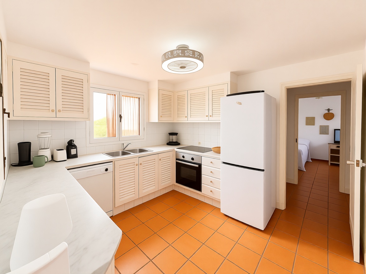 Chalet with direct beach access in Mallorca, Balears (Illes) — Kitchen