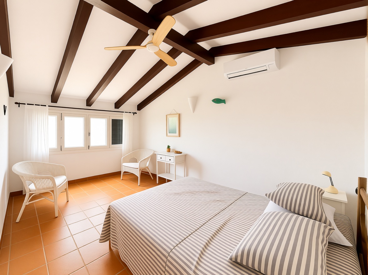 Chalet with direct beach access in Mallorca, Balears (Illes) — Bedroom