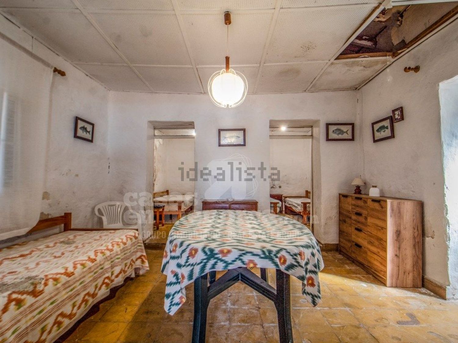 Chalet with direct beach access in Es Mercadal — Bedroom