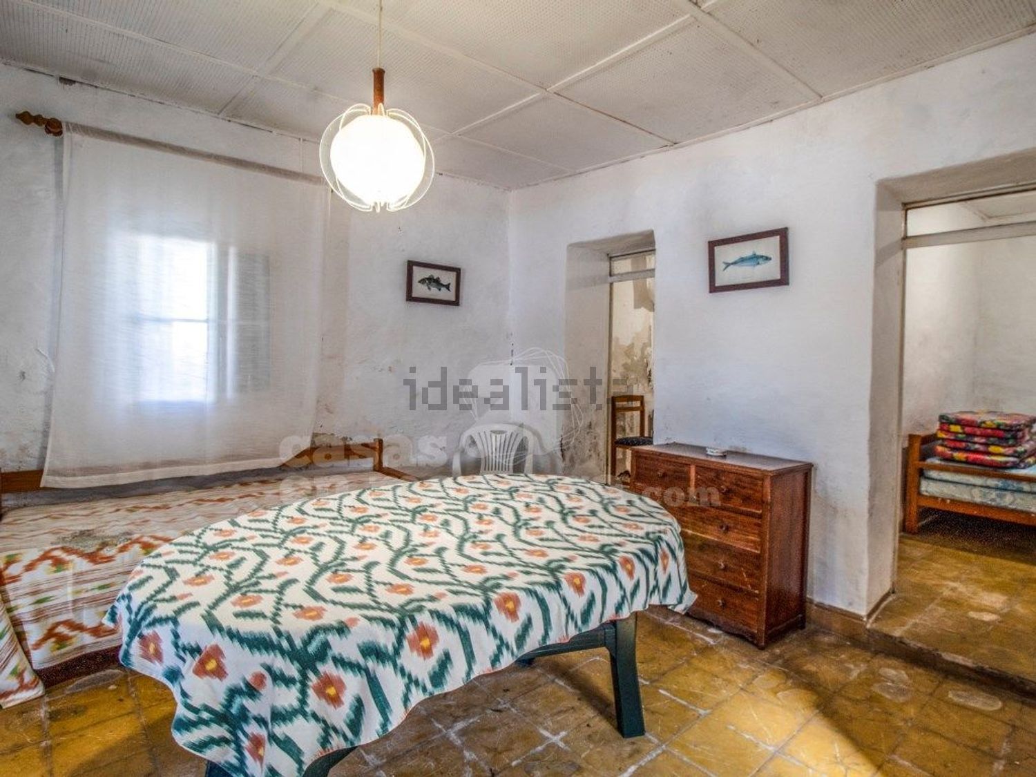 Chalet with direct beach access in Es Mercadal — Bedroom