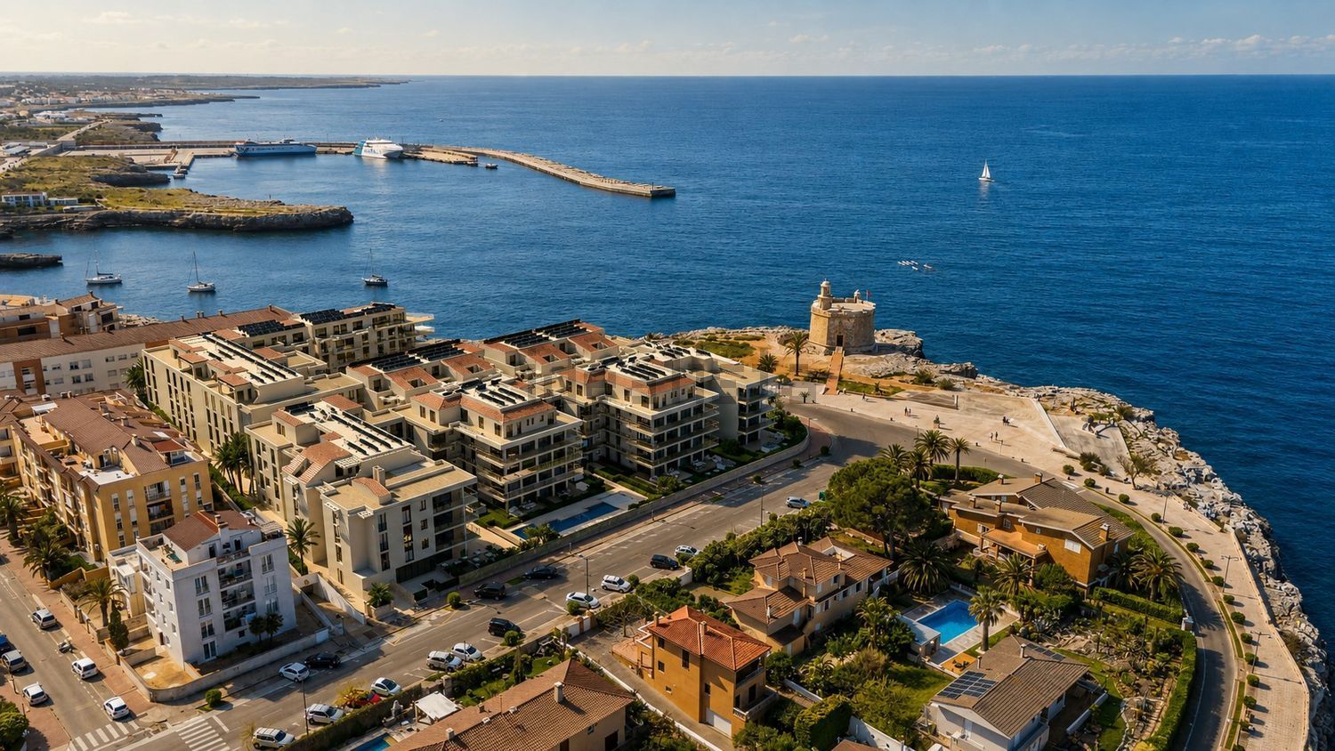 Duplex for sale frontline beach in Ciutadella