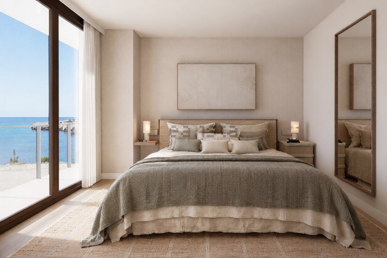 Wohnung in erste Strandlinie in Ciutadella — Schlafzimmer