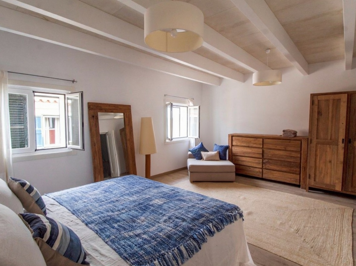 Chalet con acceso directo a playa en Maó — Dormitorio