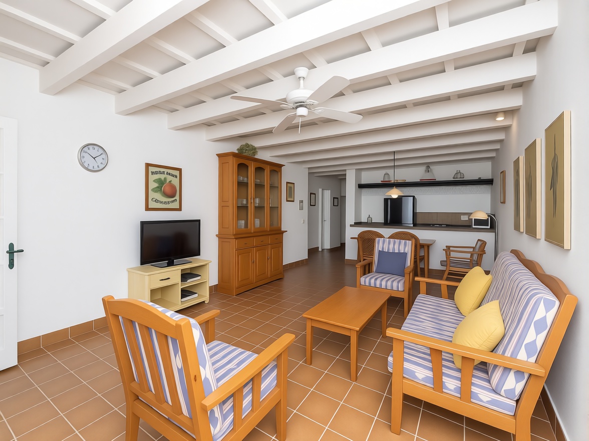 Chalet mit direkter Strandzugang in Maó/Mahón — Wohnzimmer