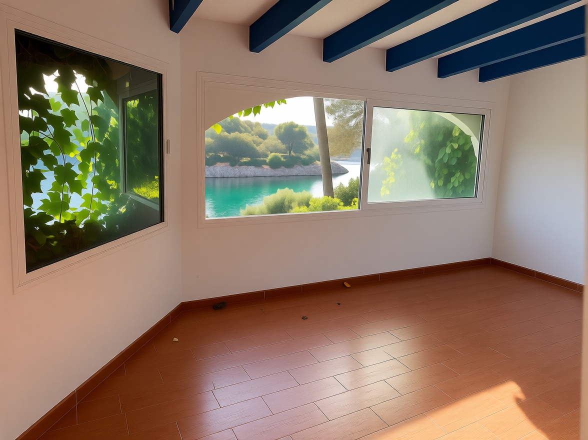 Chalet with direct beach access in Ciutadella — Living room