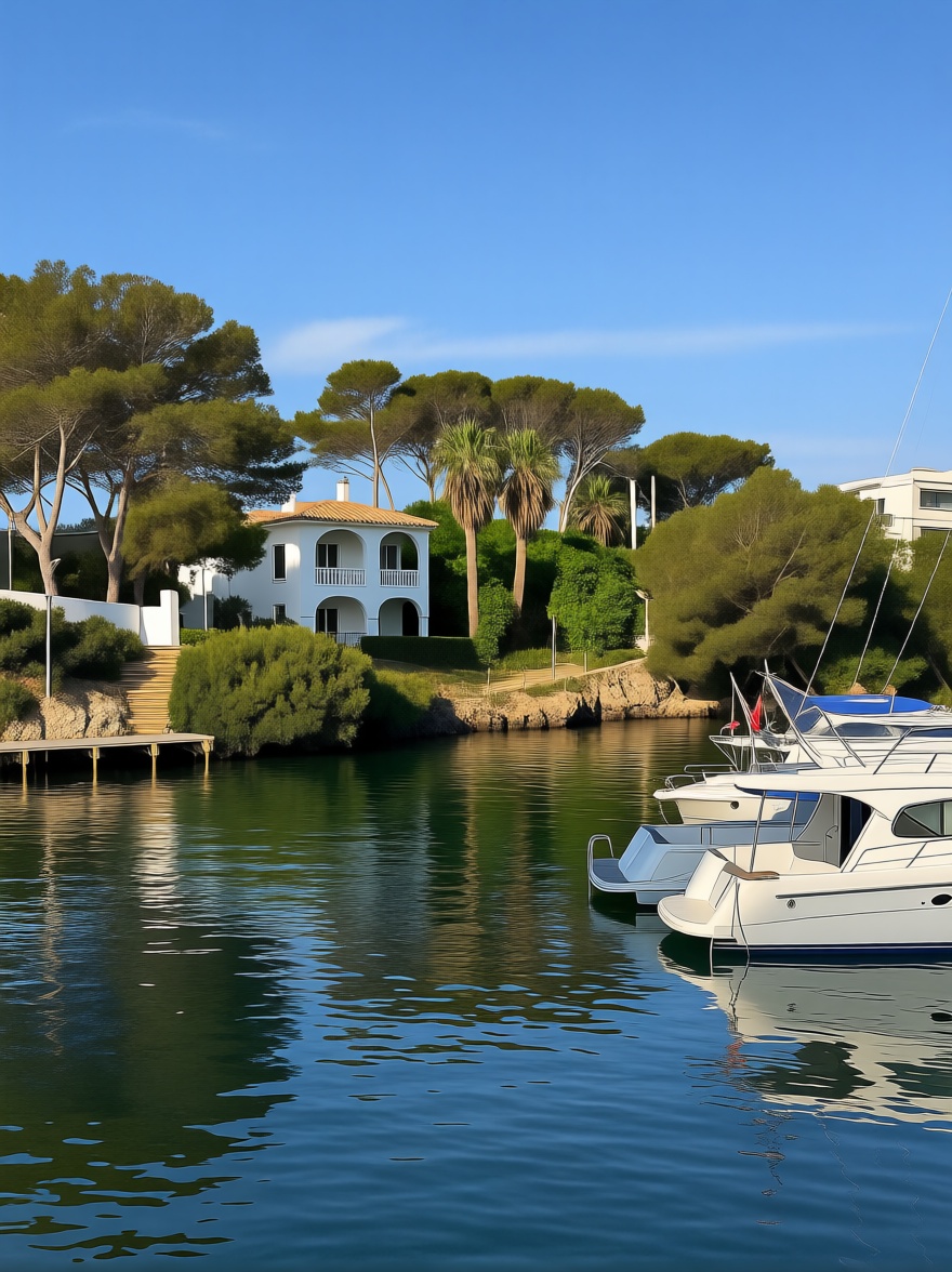 Chalet with direct beach access in Ciutadella — Sea view